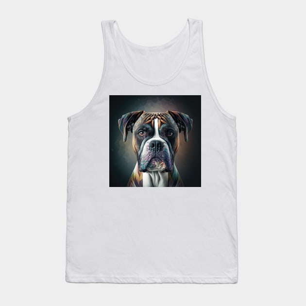 A Fractal Design of Boxer Tank Top by daniel4510